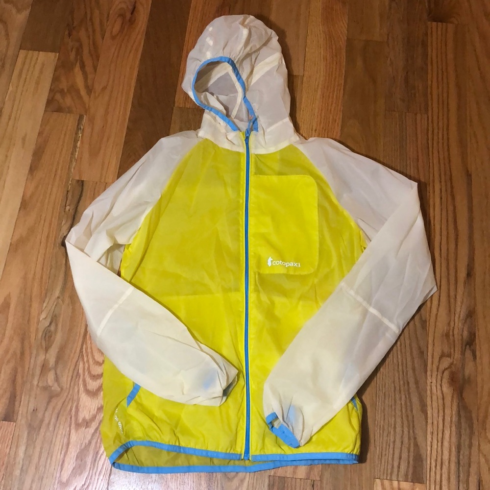 Cotopaxi paray ultra light active shell yellow